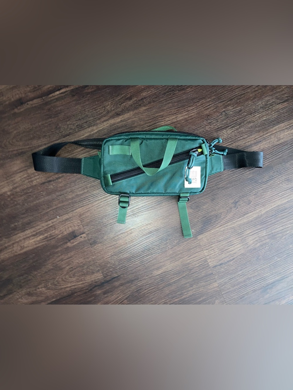 Topo Design Green fanny Pack waist bag